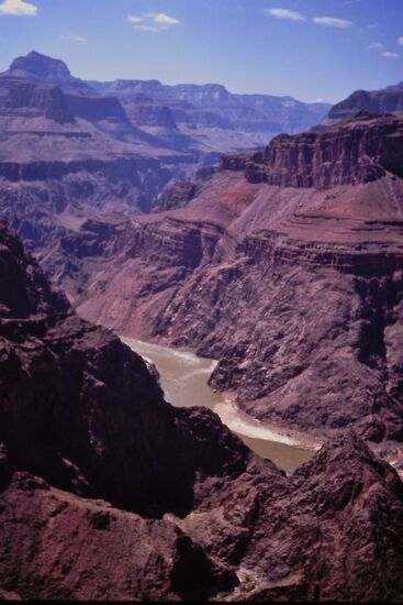 Blick vom Plateau Point auf Colorado
