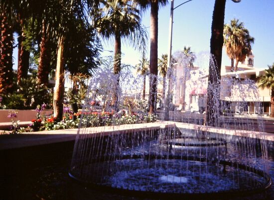 Springbrunnen "in der Wüste"...