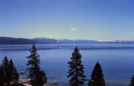 Wunderschöne Sicht auf den Lake Tahoe