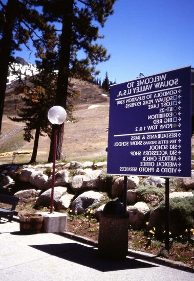 Squaw Valley - verkehrt rum digitalisiert....