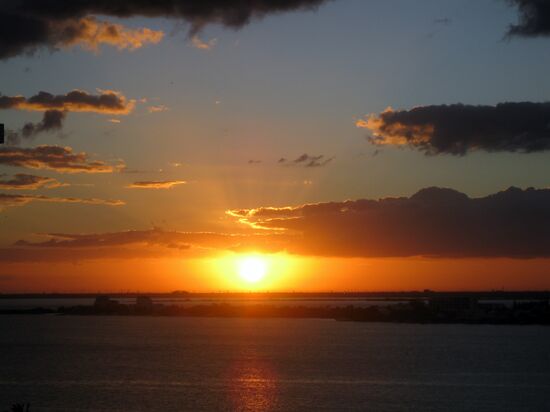 Sonnenaufgang am Karibischen Meer