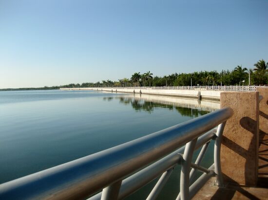 Promenade an der Lagune