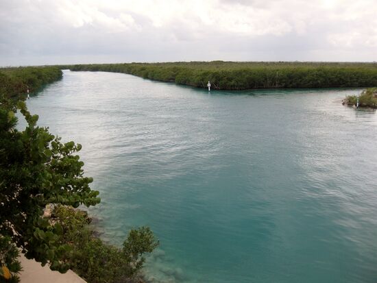 Kanäle in der Lagune