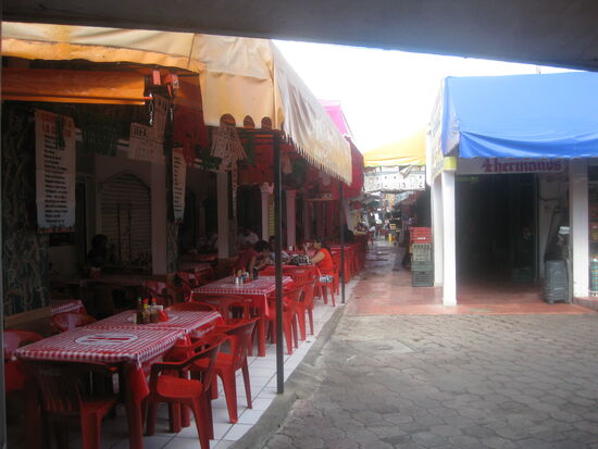 Die Ruhe vor dem Ansturm am frühen Nachmittag