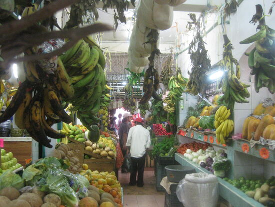 Frisches Obst und Gemüse in Hülle und Fülle