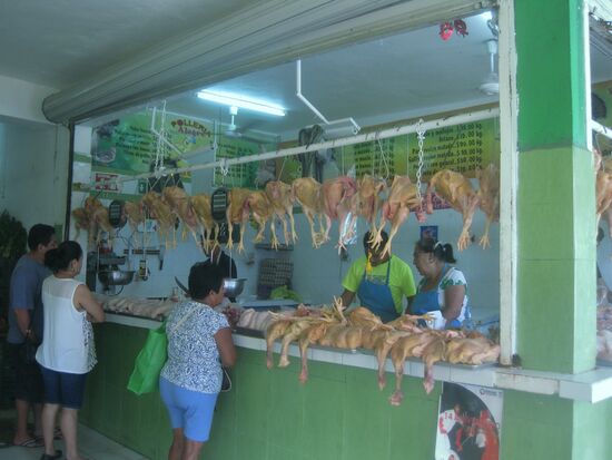 Huhn steht oft auf dem Speisezettel...