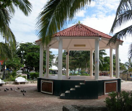 Pavillon im Parque Los Fundadores