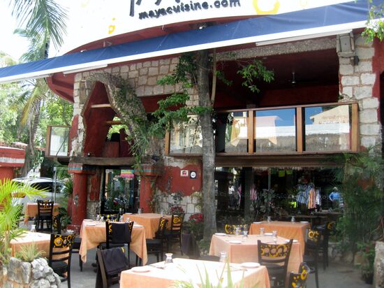 Maya-Restaurant, wo wir essen waren anlässlich meines Geburtstags