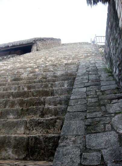 Ek-Balam - ganz schön steil