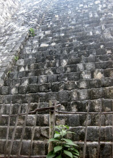 Ek-Balam - Zu steil deshalb abgesperrt