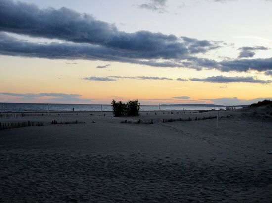 Abendlicher Blick auf den Plage Couchant