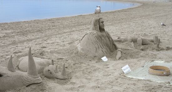 Skulpturen am Strand