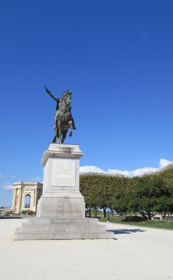 Reiterstandbild Ludwig XIV.  am Place Royale de Peyrou