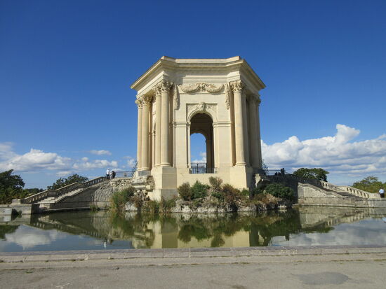 Blick zurück auf den Wasserturm