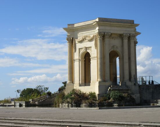 Die Rückseite des Wasserturms