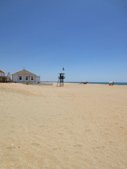 Viel Platz am Strand