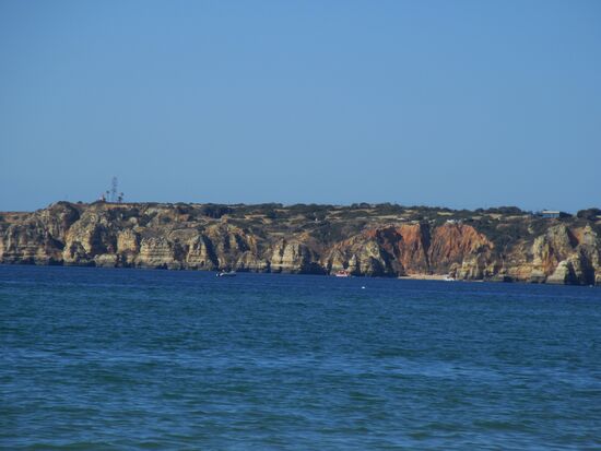 Blick auf die Küste beim Ponte de Piedadae