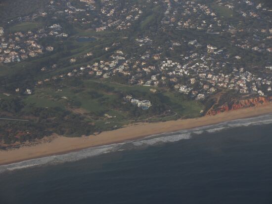 Blick auf die Küste bei Faro