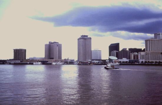 Downtown und der Mississippi