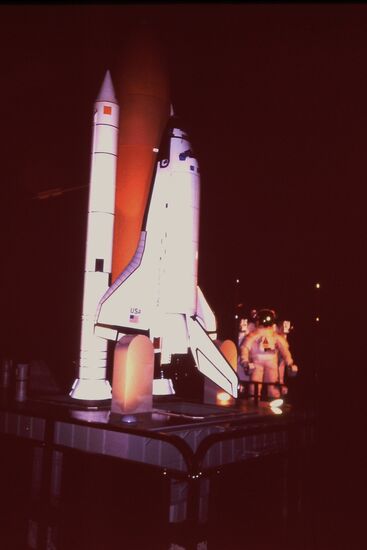 Modell der Startrampe