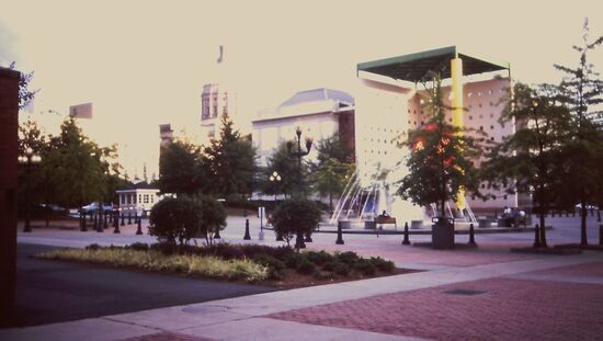 Im Hintergrund das Capitol