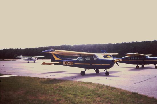 Die vierplätzige Cessna