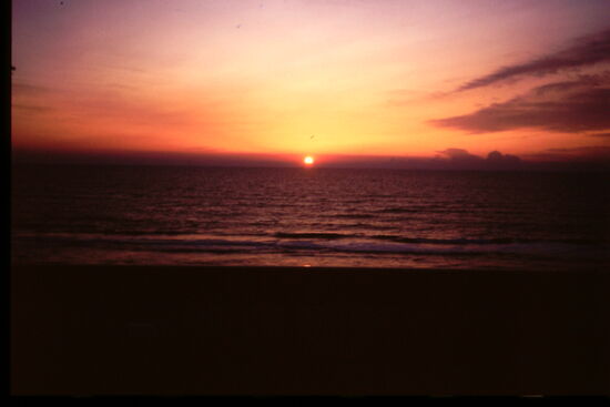 Was für ein Sonnenuntergang