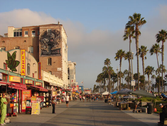 So sieht es aus in Venice Beach...