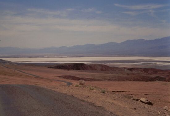 Die Strasse durch das Death Valley