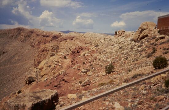 Treppe zum Kratergrund