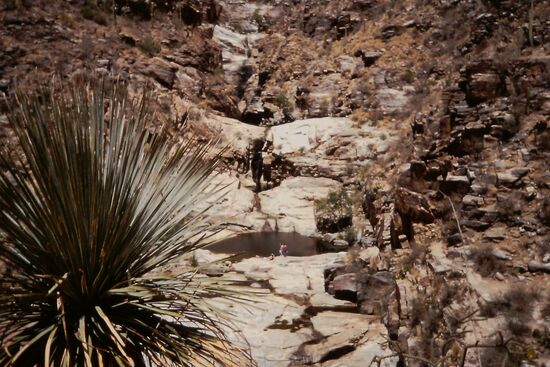 Seven Falls - fast ohne Wasser