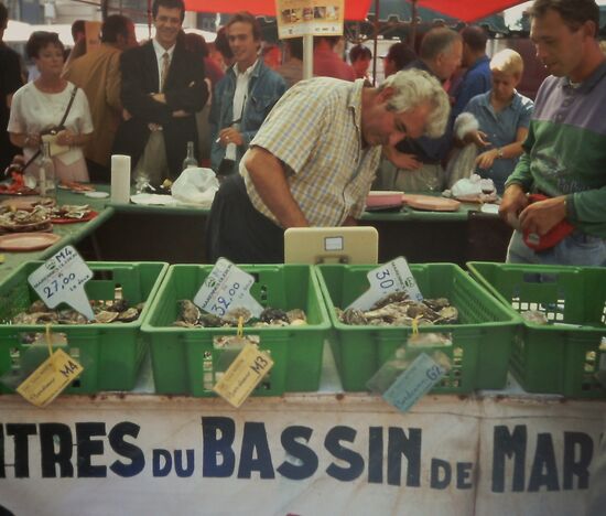 Markt - Austernverkauf