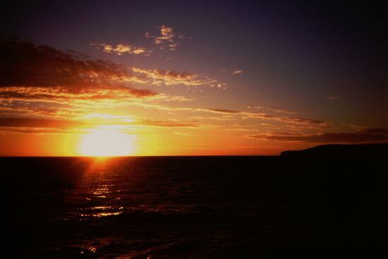 Was für ein Sonnenuntergang