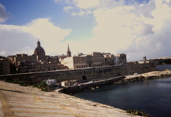 Blick auf Valletta