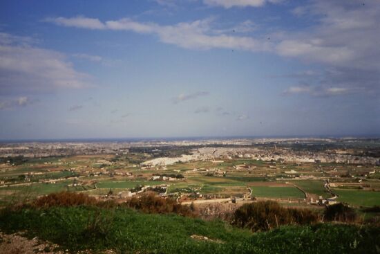 Blick auf die Umgebung von Mdina