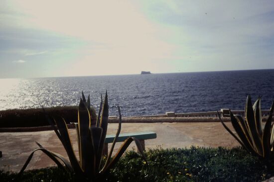Blick aufs Meer bei der Blauen Grotte