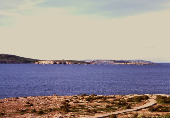 Blick auf Gozo
