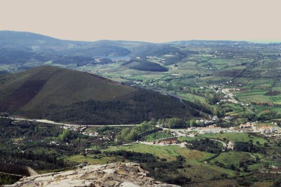 Blick auf die Landschaft