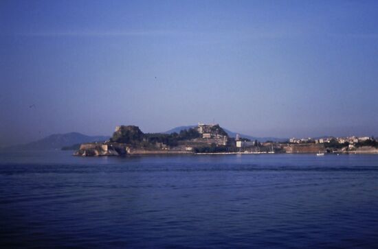 Blick zurück auf Patras