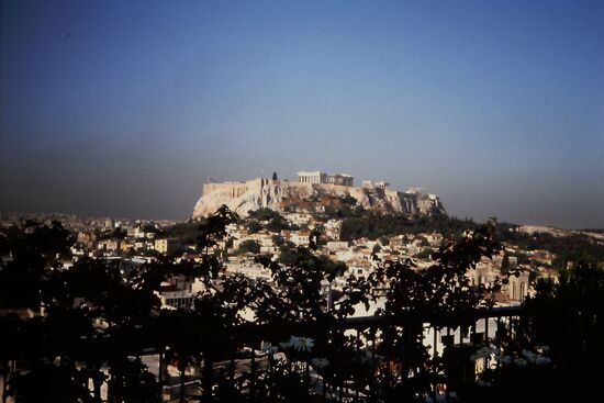 Blick auf Akropolis