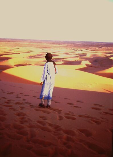 Man steht oben und staunt