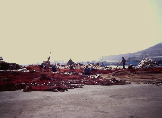 Fischer und ihre Netze