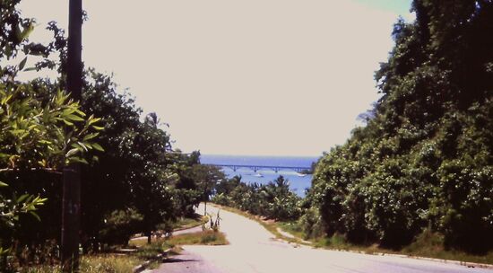 Nochmals Blick auf die Brücke