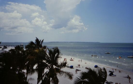 Blick vom Hotel in Fort Myers Beach