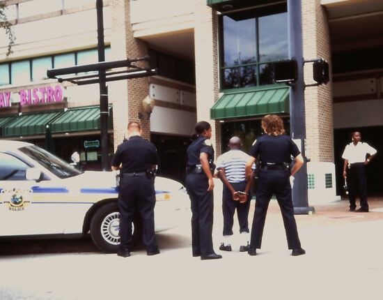 "You are arrested"! Gesehen in Orlando...