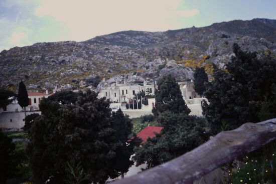 Blick von den Ruinen Festós