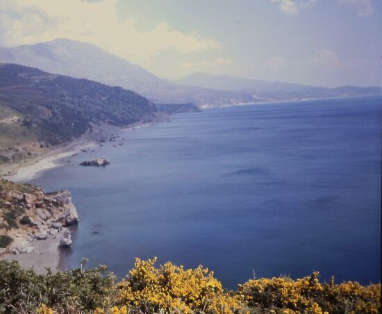 Blick auf den Preveli Strand