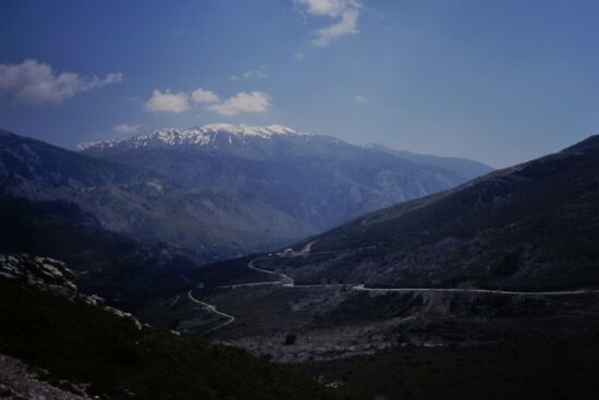Blick auf Ida-Gebirge