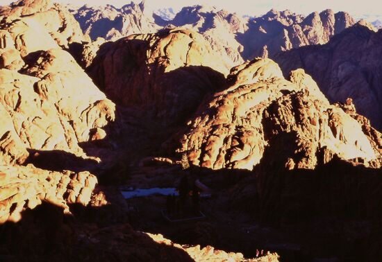 Berggipfel auf dem Sinai