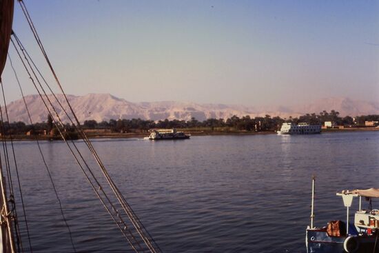 Überfahrt auf dem Nil